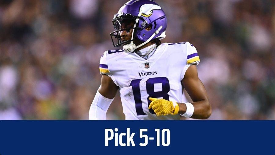Justin Jefferson looks like a good way to start your 14-team draft strategy for fantasy football.