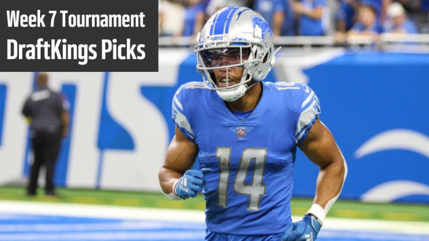 Week 7 DraftKings Tournament Picks