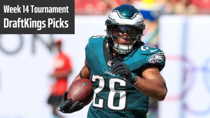 Week 14 DraftKings Tournament Picks