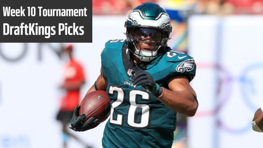 Week 10 DraftKings Tournament Picks