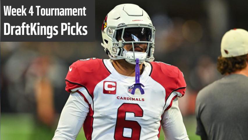 Week 4 DraftKings Tournament Picks