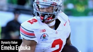 Emeka Egbuka Dynasty Value: Slot WR Master Class 