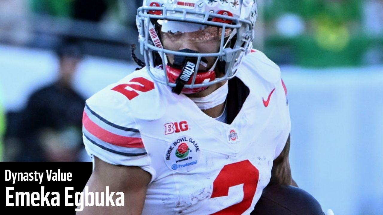 Emeka Egbuka Dynasty Value: Slot WR Master Class 