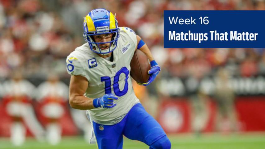 Fantasy Football Matchups That Matter - Week 16