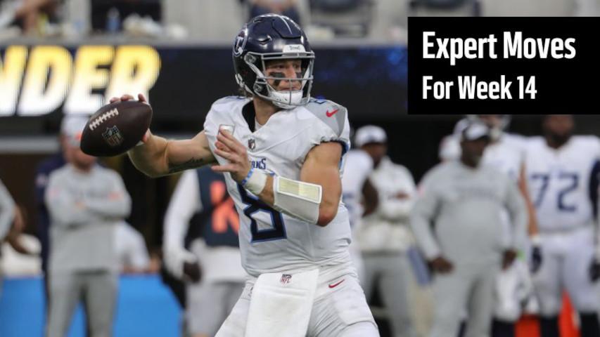Best Week 14 Moves From Our Fantasy Football Pros