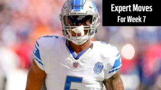 Best Week 7 Moves from Our Fantasy Football Pros
