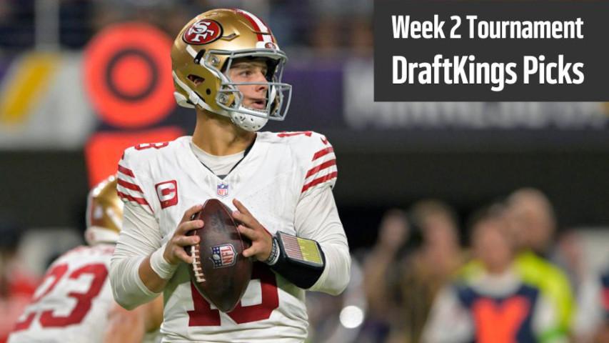 Week 2 DraftKings Tournament Picks