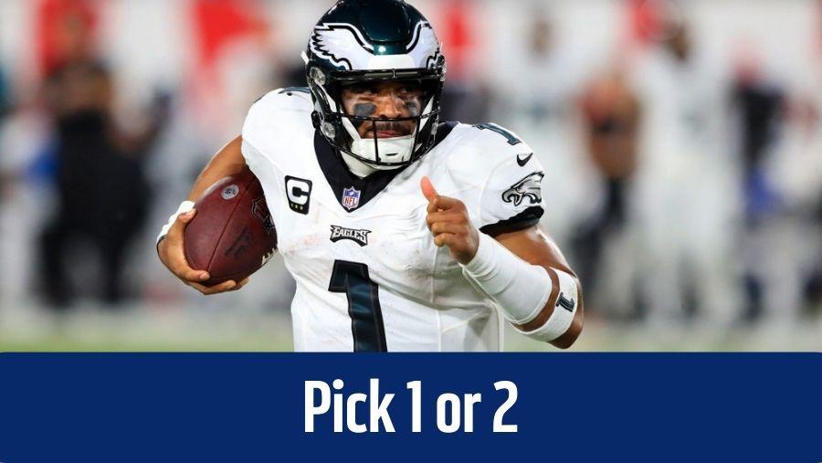 Jalen Hurts belongs at the top of your superflex draft plan.