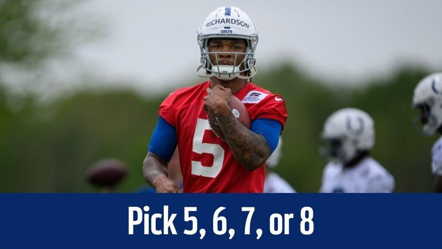 Anthony Richardson leads a pack of four QBs who will start you well from positions 5-8 in your superflex draft.