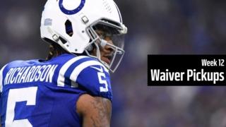 Anthony Richardson leads the Week 12 Waiver Wire Pickups