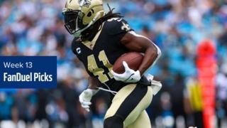 Alvin Kamara made the list of Week 13 FanDuel Picks