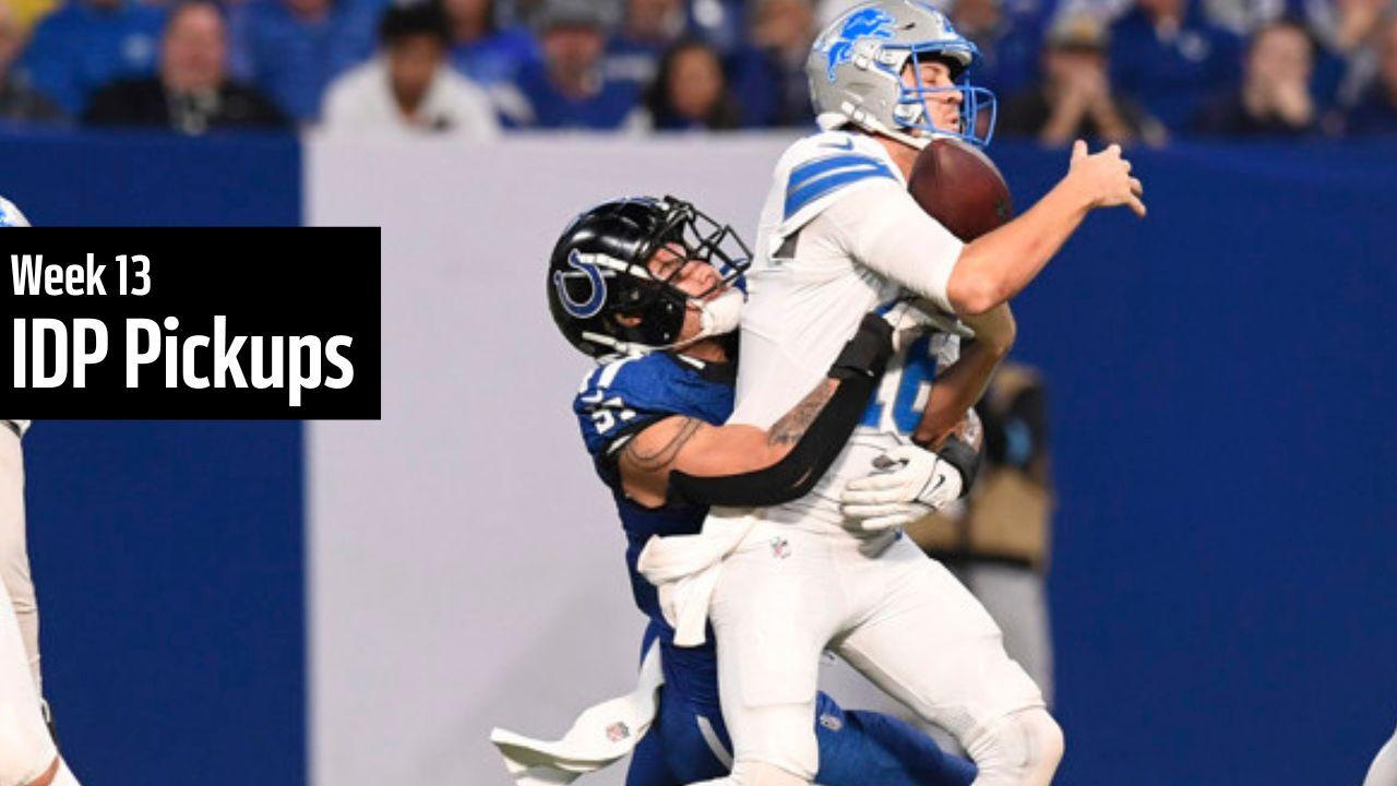 IDP Waiver Wire Pickups: Week 13