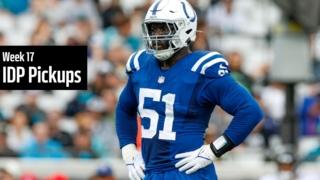 IDP Waiver Wire Pickups: Week 17