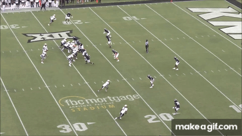 Sanders shows his ball placement on a TD against UCF